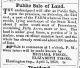 Fissel Land Sale